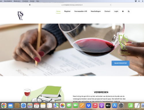 Lancering website voor het SVH Register Vinoloog/sommelier® (rVS)